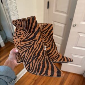 Leopard Print Ankle Boots